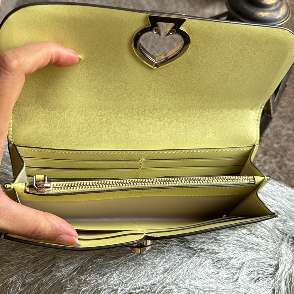 Kate Spade Yellow Wallet - Picture 8 of 12